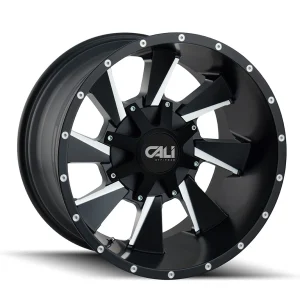 Cali Off-Road – DISTORTED – Black – 24″x12″ -47mm – Summer Wheels – 9106-24237M-47